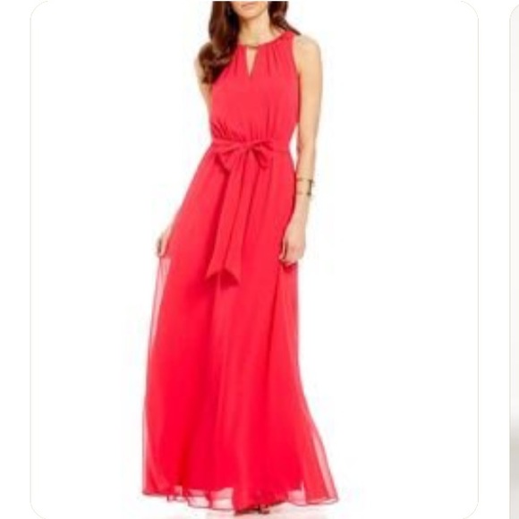 blouson maxi dress